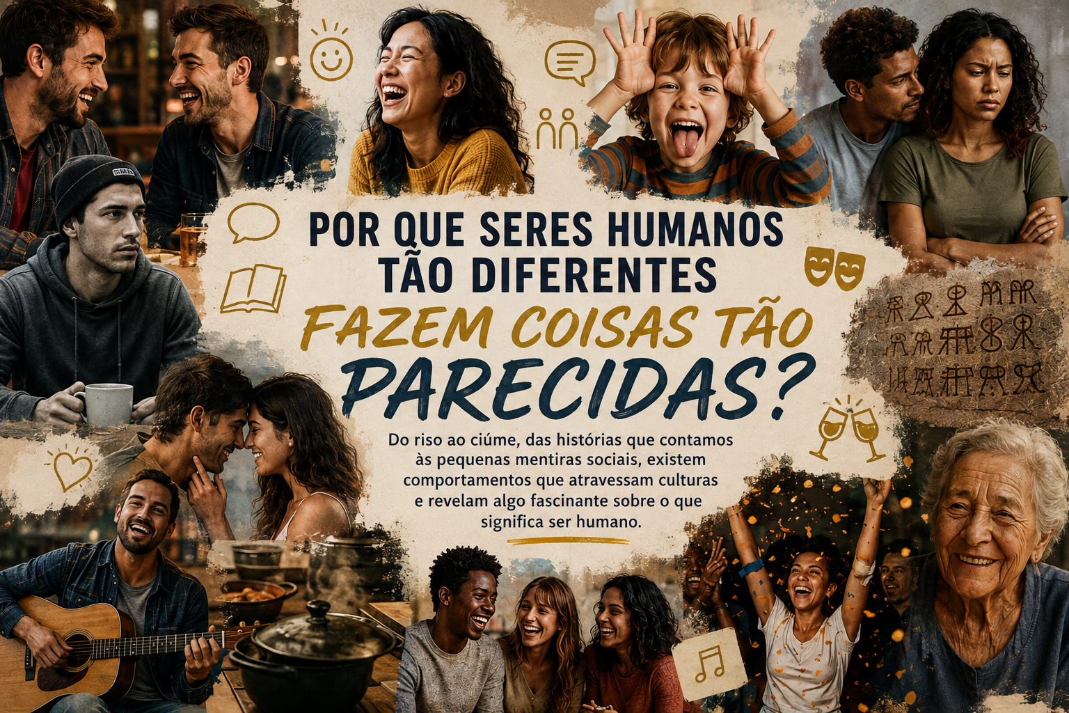 Ilustração do artigo Por que seres humanos tão diferentes fazem coisas tão parecidas?